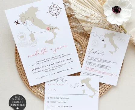 Unique Destination Wedding Invitations with Style & Tips