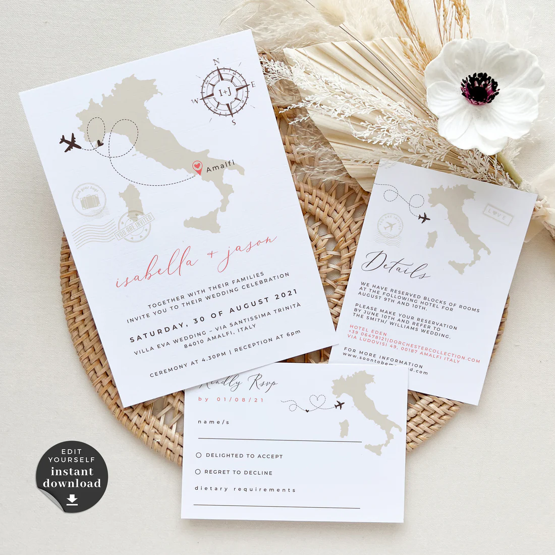 Unique Destination Wedding Invitations with Style & Tips